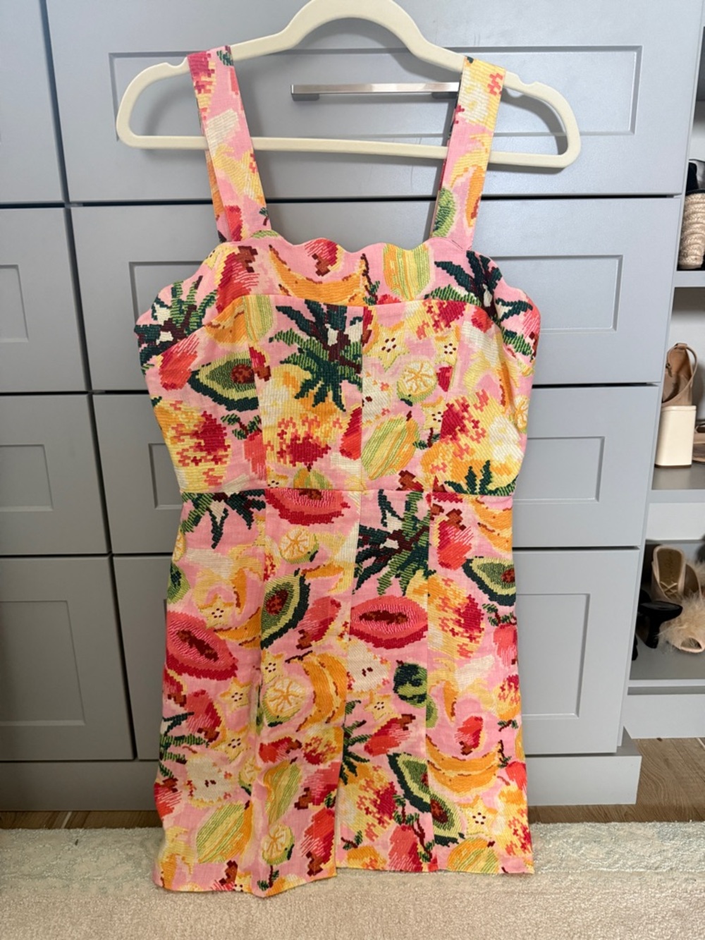 FARM Rio Pink Tropical Fruit-Print Mini Dress - Picture 4 of 5